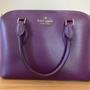 Kate Spade deep purple crossbody